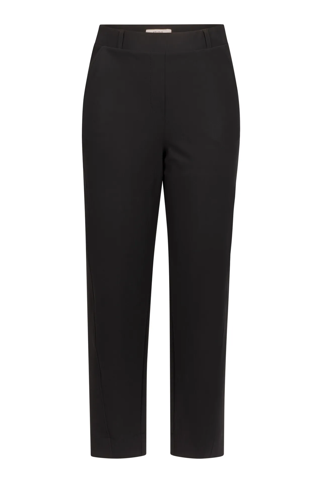 Marlis bonded barrell trousers - Zwart - Afbeelding 5