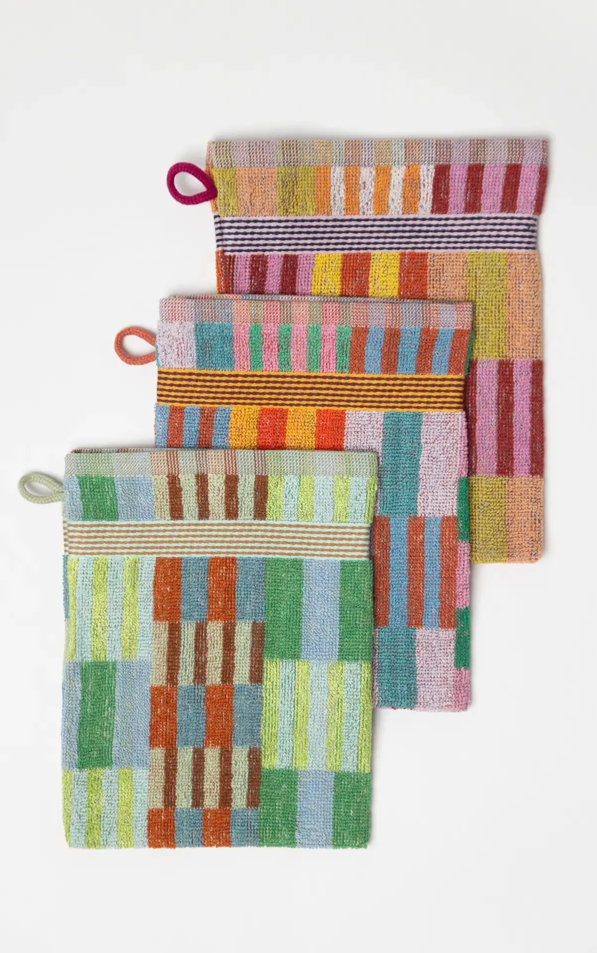 wash cloth trio - Multi color