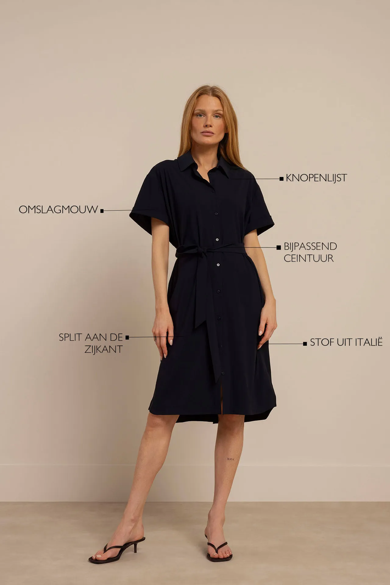 Louni blouse dress - Blauw - Afbeelding 3