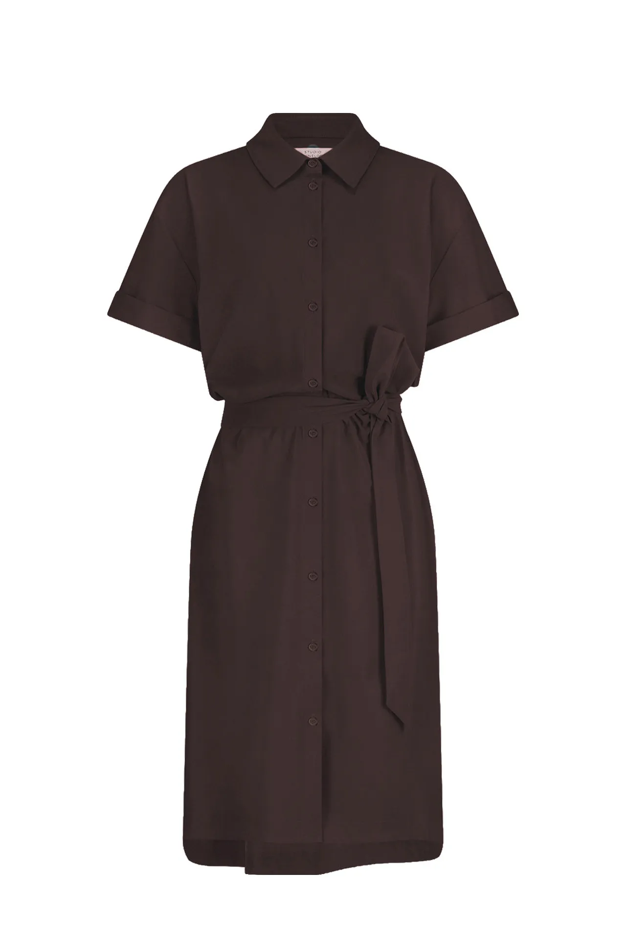 Louni blouse dress - Espresso - Afbeelding 6