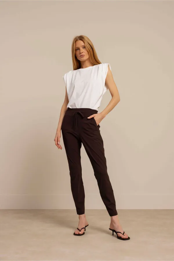 Startup summer trousers - Espresso