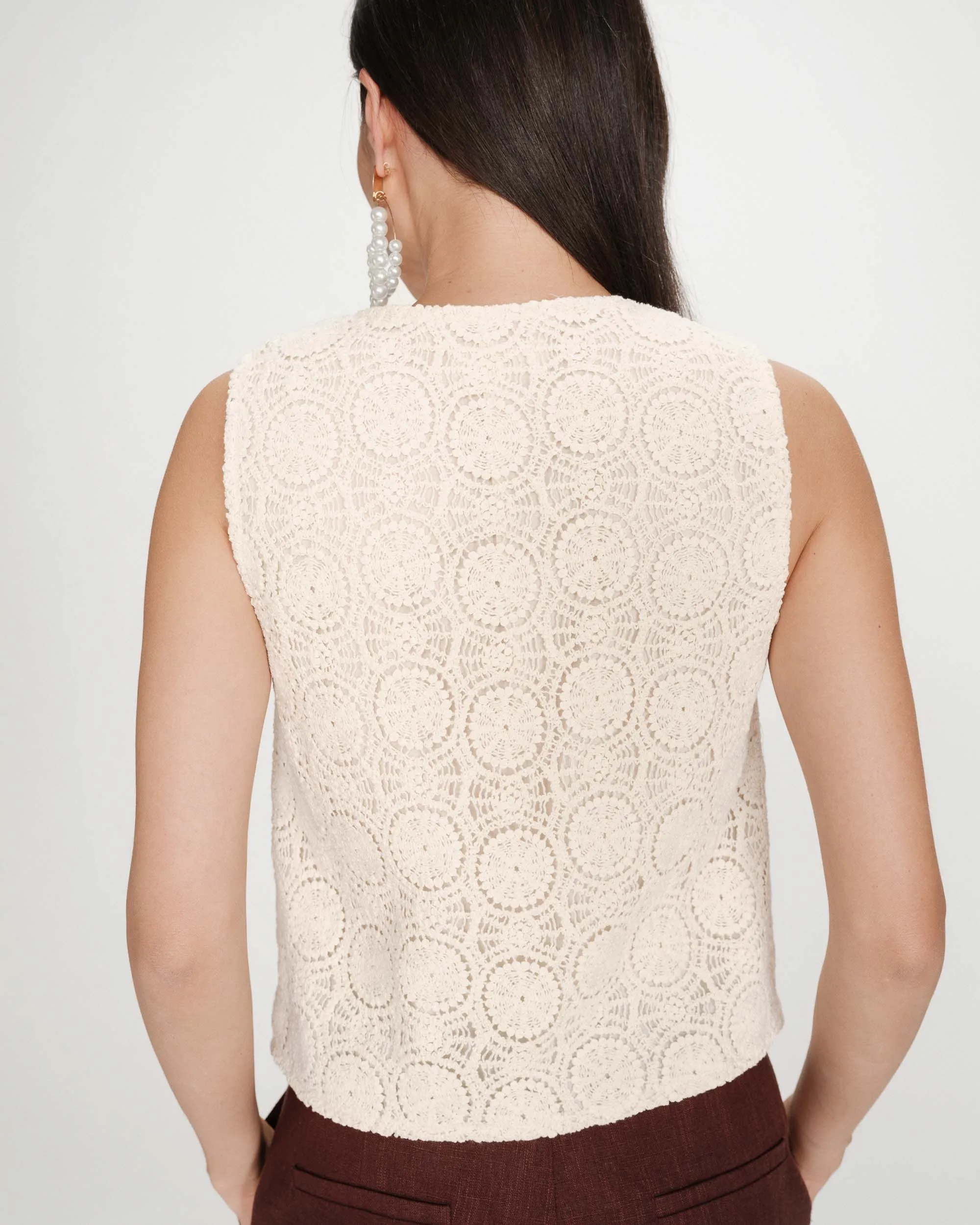 Vony Gilet - Ecru - Afbeelding 3