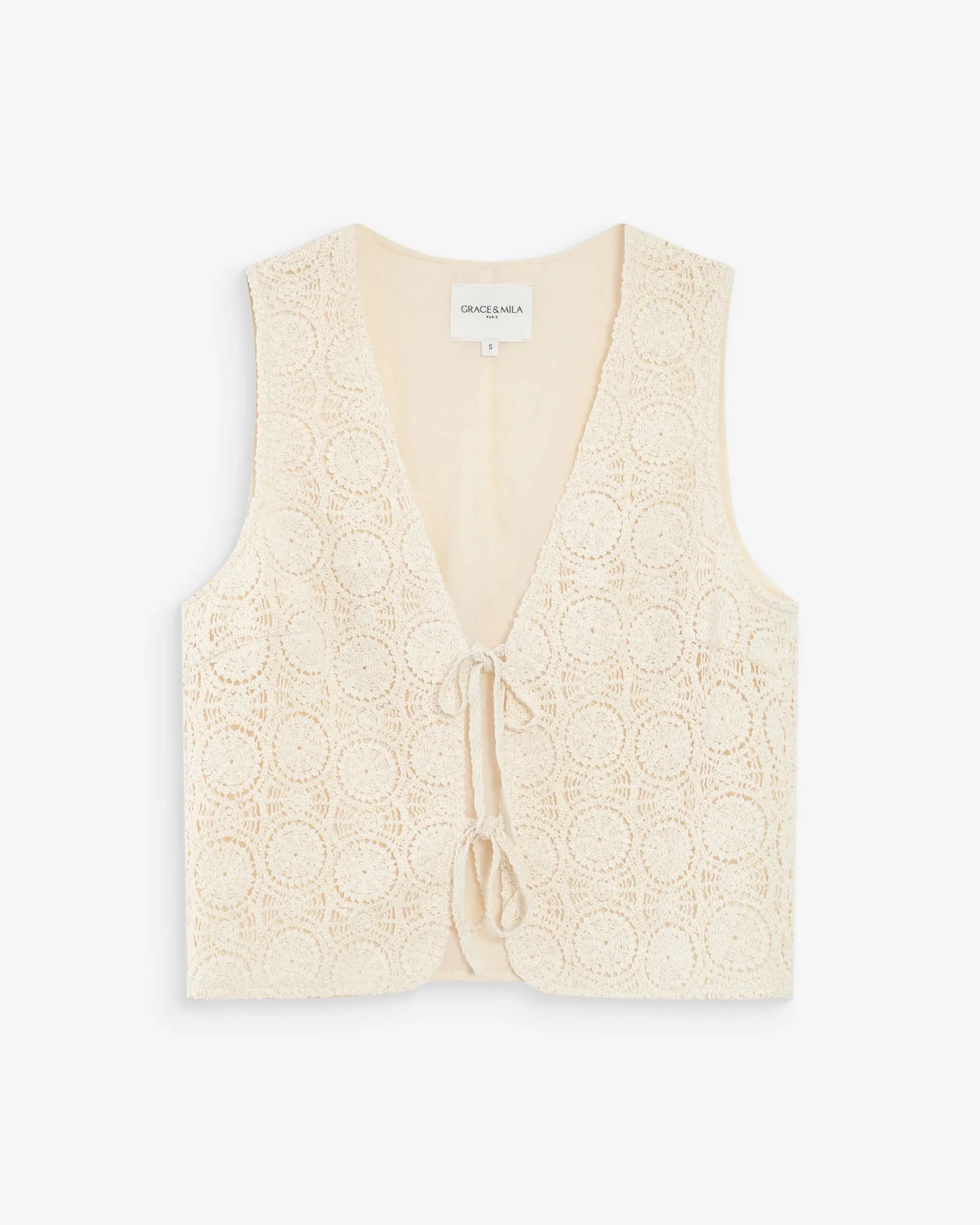 Vony Gilet - Ecru - Afbeelding 5