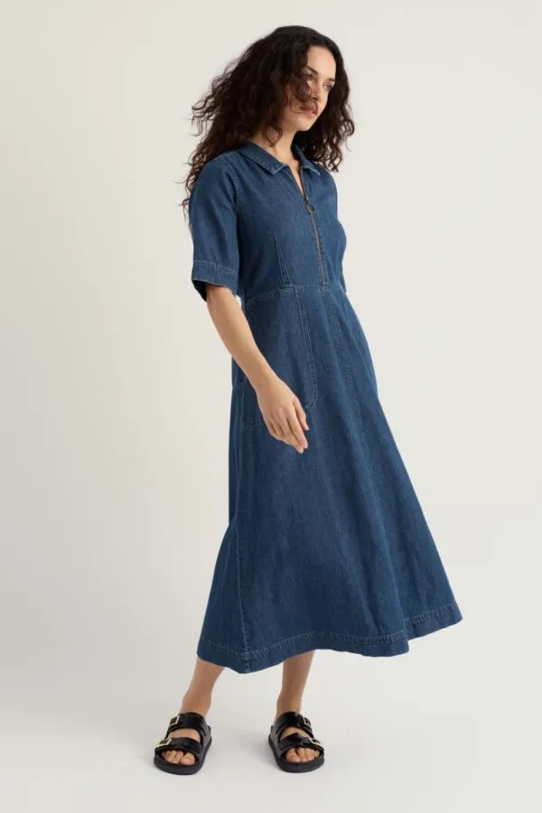Gwenter Dress - Denim