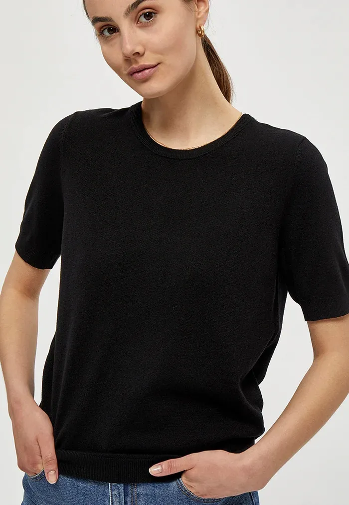 PCTana Short Sleeve Pullover - Zwart - Afbeelding 4