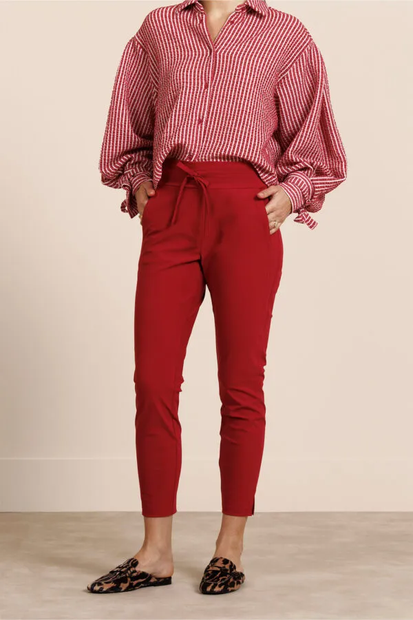 Startup trousers - Ruby Red