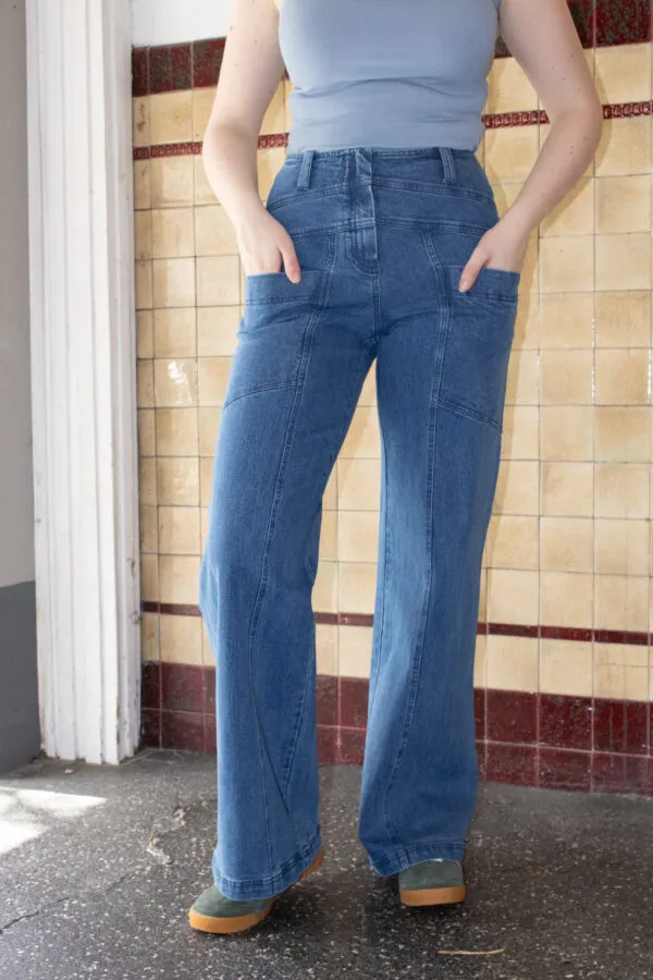 Triangle Trousers Jeans - Denim