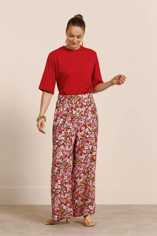 Fiore t-shirt - Ruby Red
