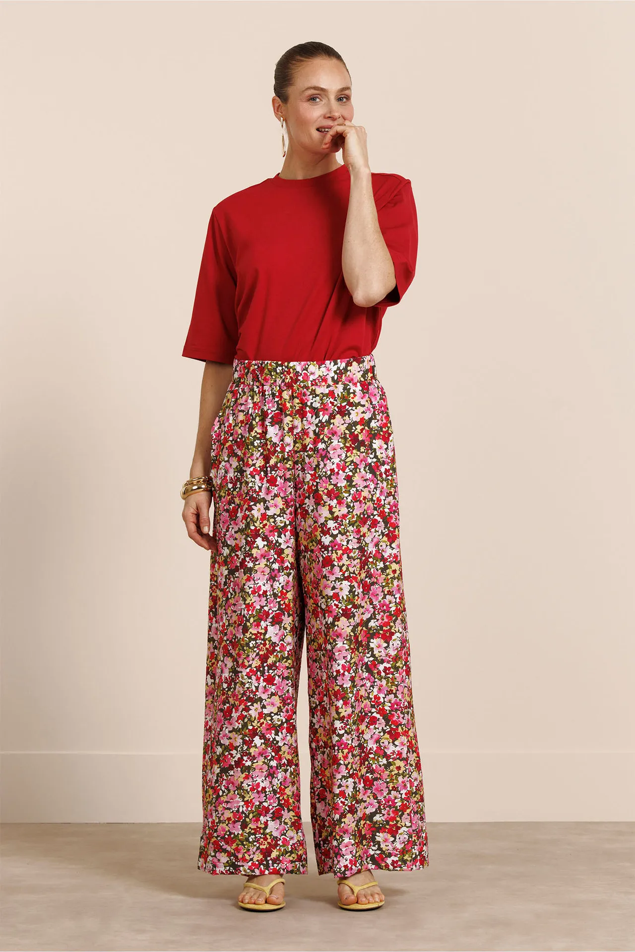 Fiore t-shirt - Ruby Red - Afbeelding 3