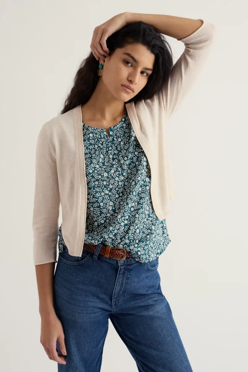 Vanessa Cardigan Regular - Ecru