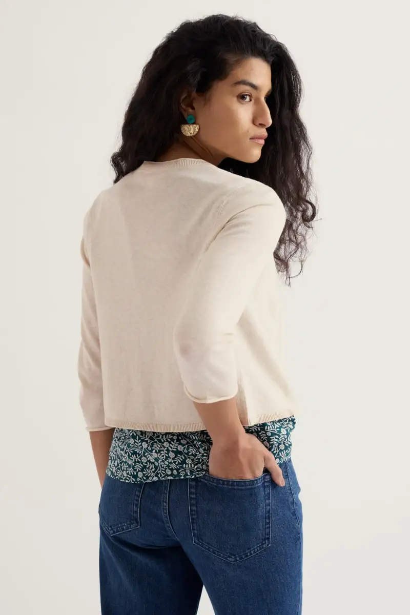 Vanessa Cardigan Regular - Ecru - Afbeelding 2