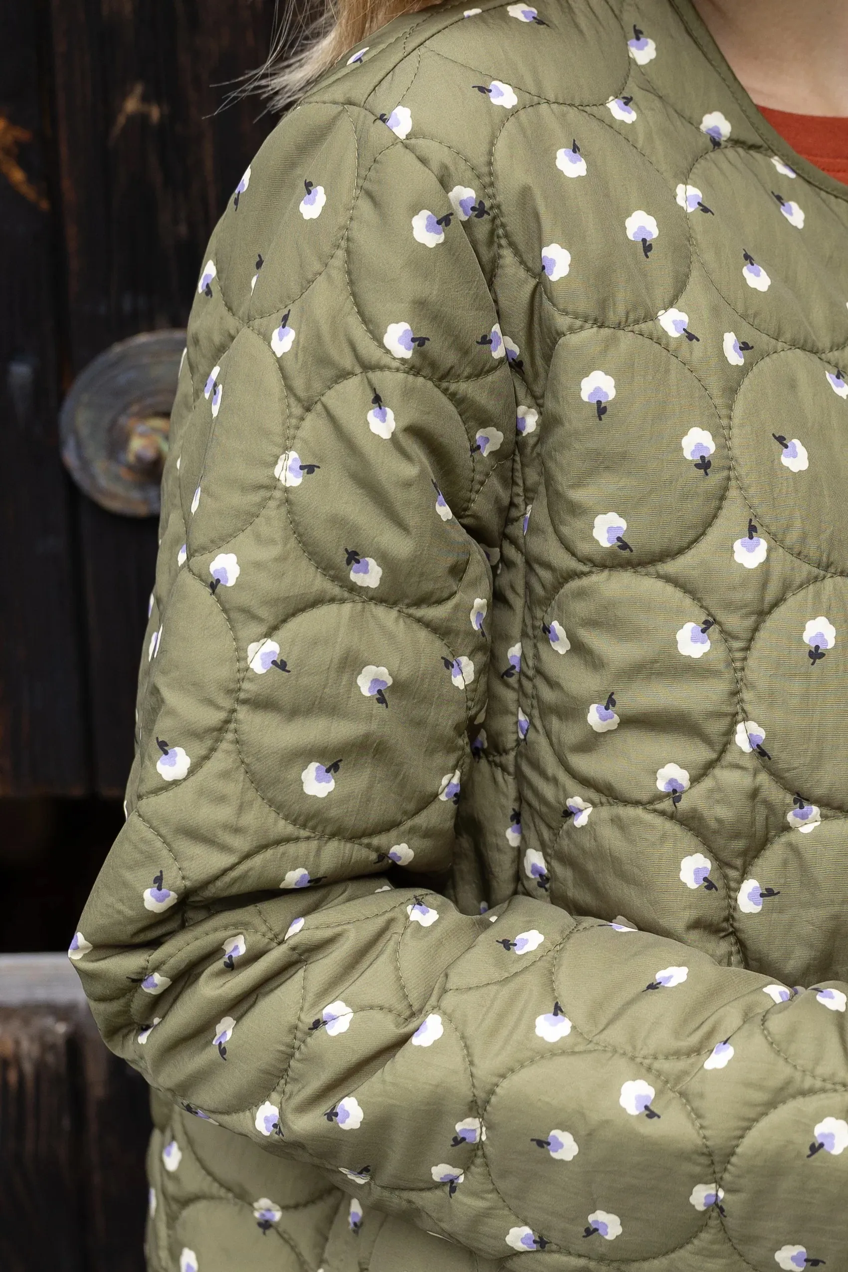 Daneland AOP Thermo Jacket - Olijf - Afbeelding 3