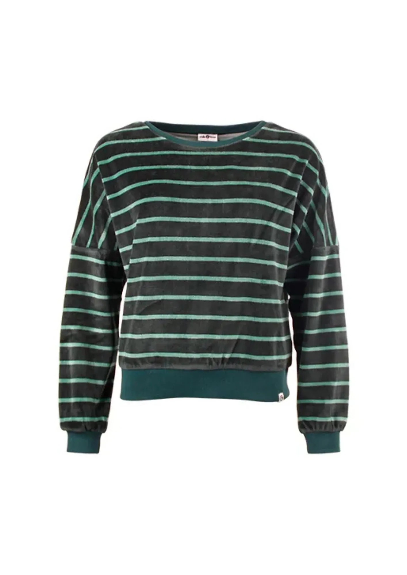 Sweater Lima Stripes - Donkergroen