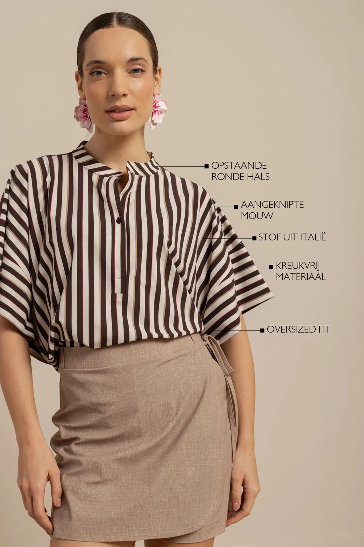 Laureen stripe blouse - Multi color - Afbeelding 4