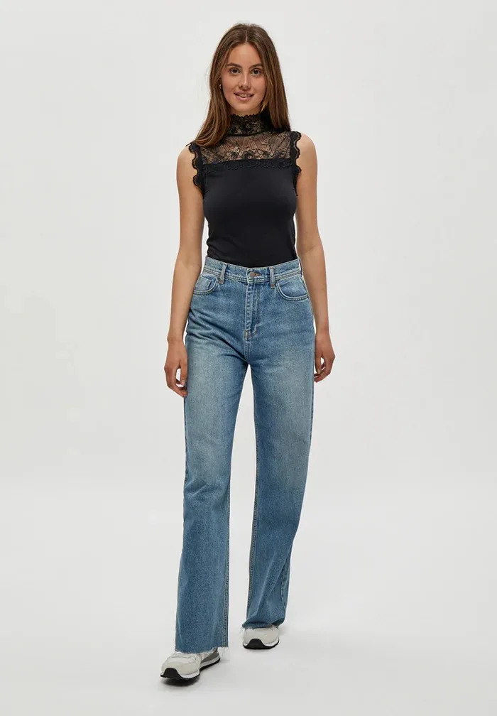 Vanessa high neck - Zwart - Afbeelding 3