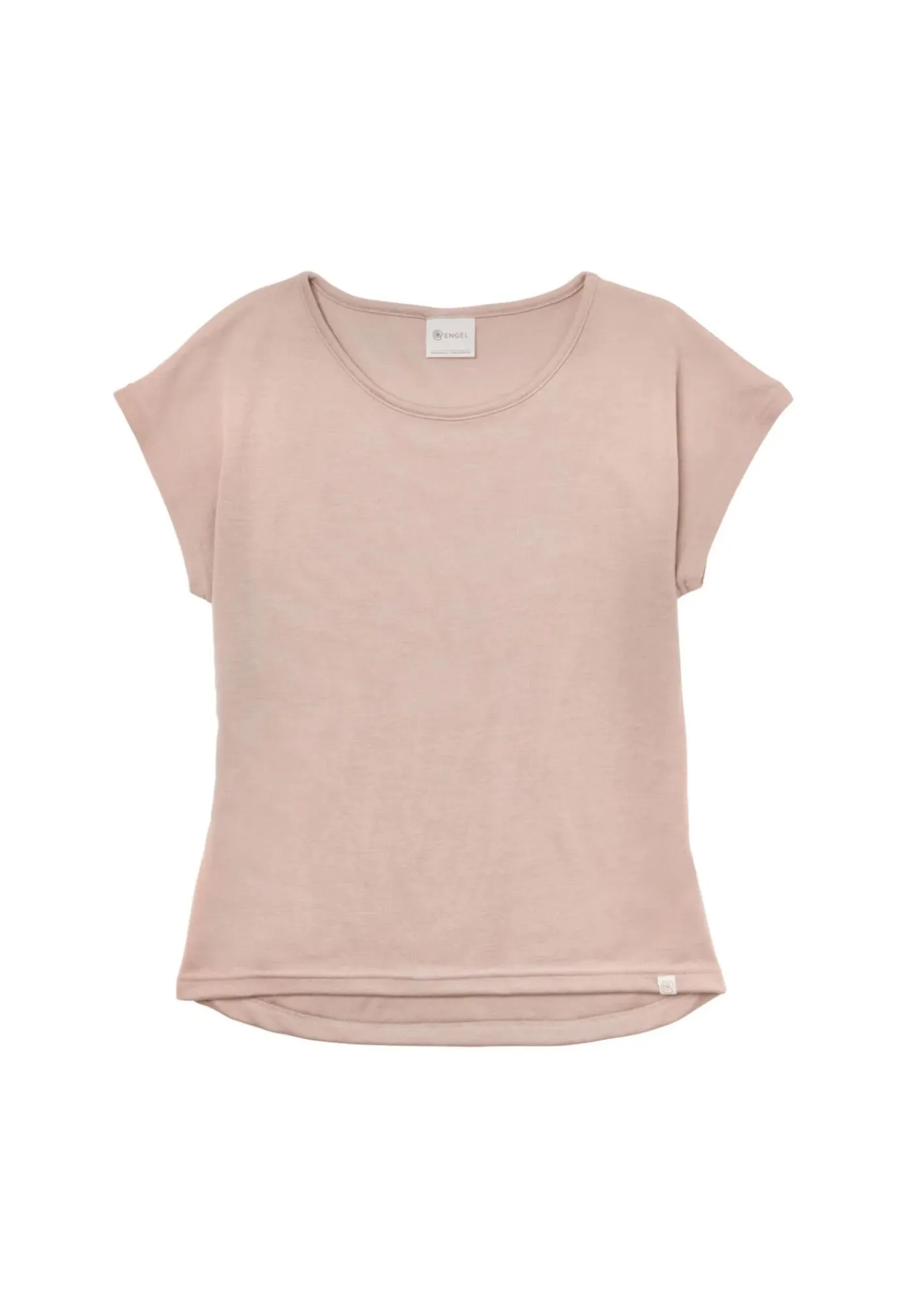 Ladies' shirt, overcut shoulders - Dusty Rose