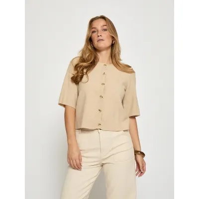 MSJanna Knit Cardigan - Beige
