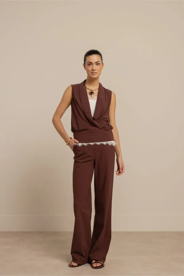 Marilon trousers - Chestnut