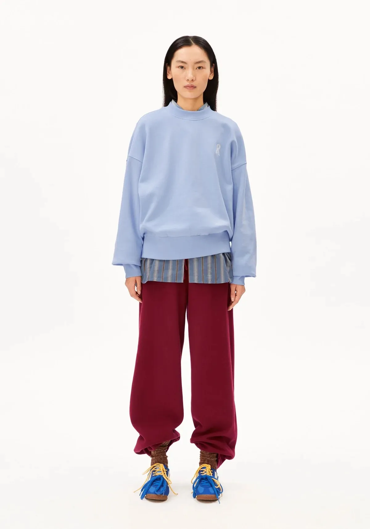 ICONIC Ã… ALIZAA SWEAT - Lichtblauw - Afbeelding 5