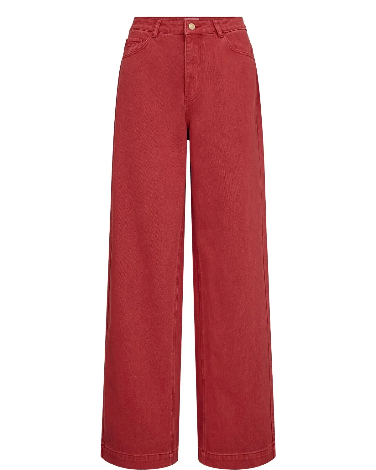 Nuhamilton HR Wide Jeans - Rood