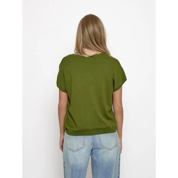 MSPeyton Batsleeve Knit T-Shirt - Groen