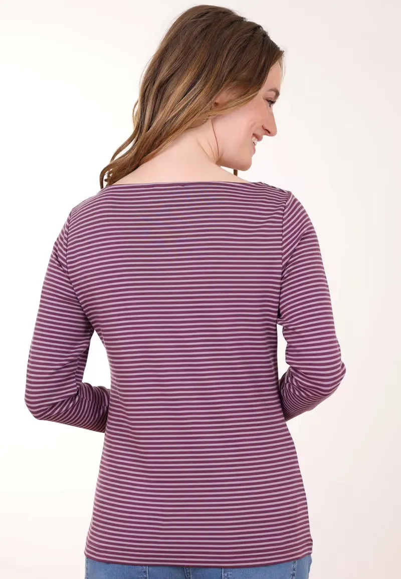 Bootnek Top - plum - Afbeelding 2