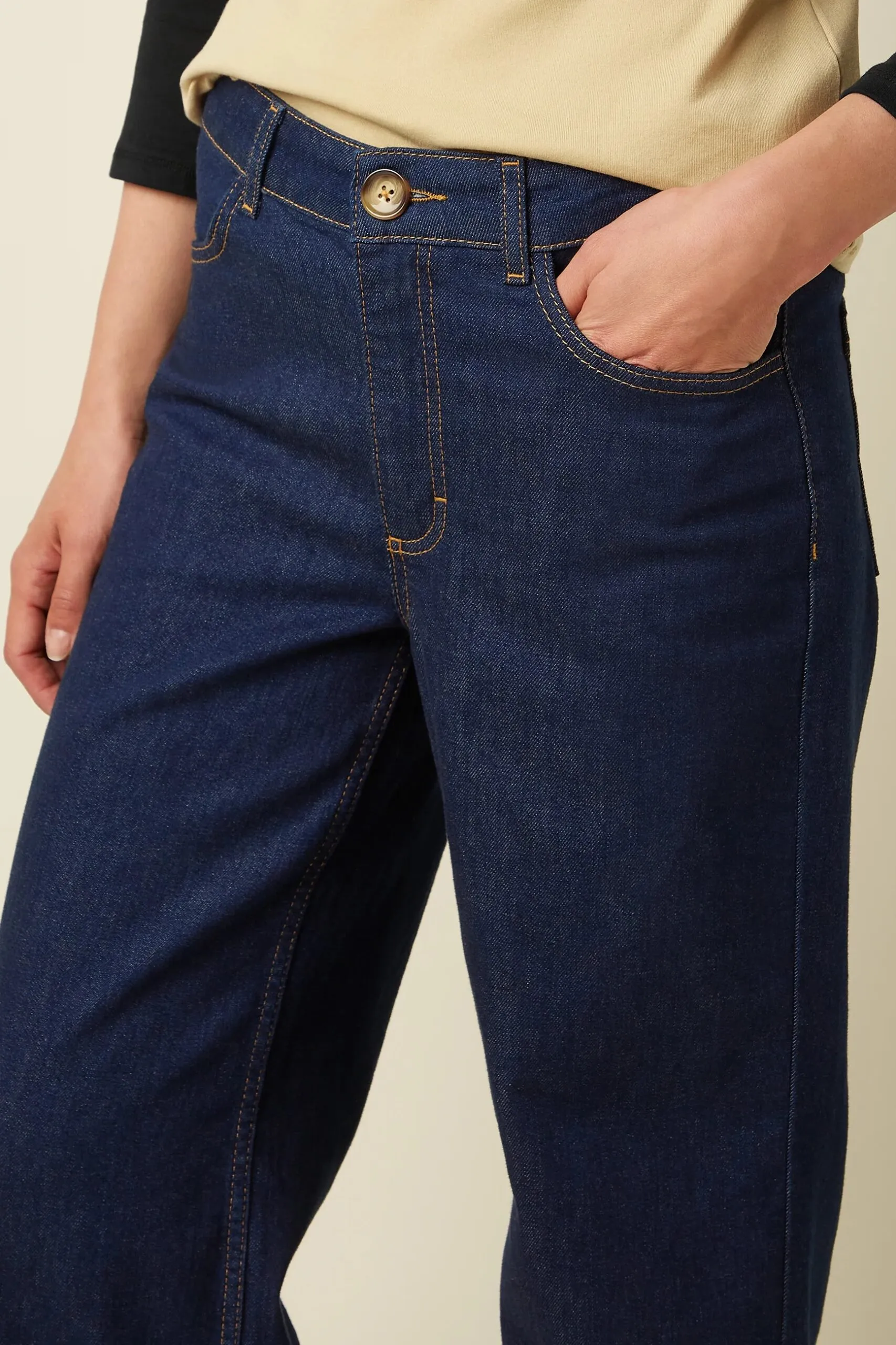 Paige Pants Onyx Denim - Deep Blue - Afbeelding 4