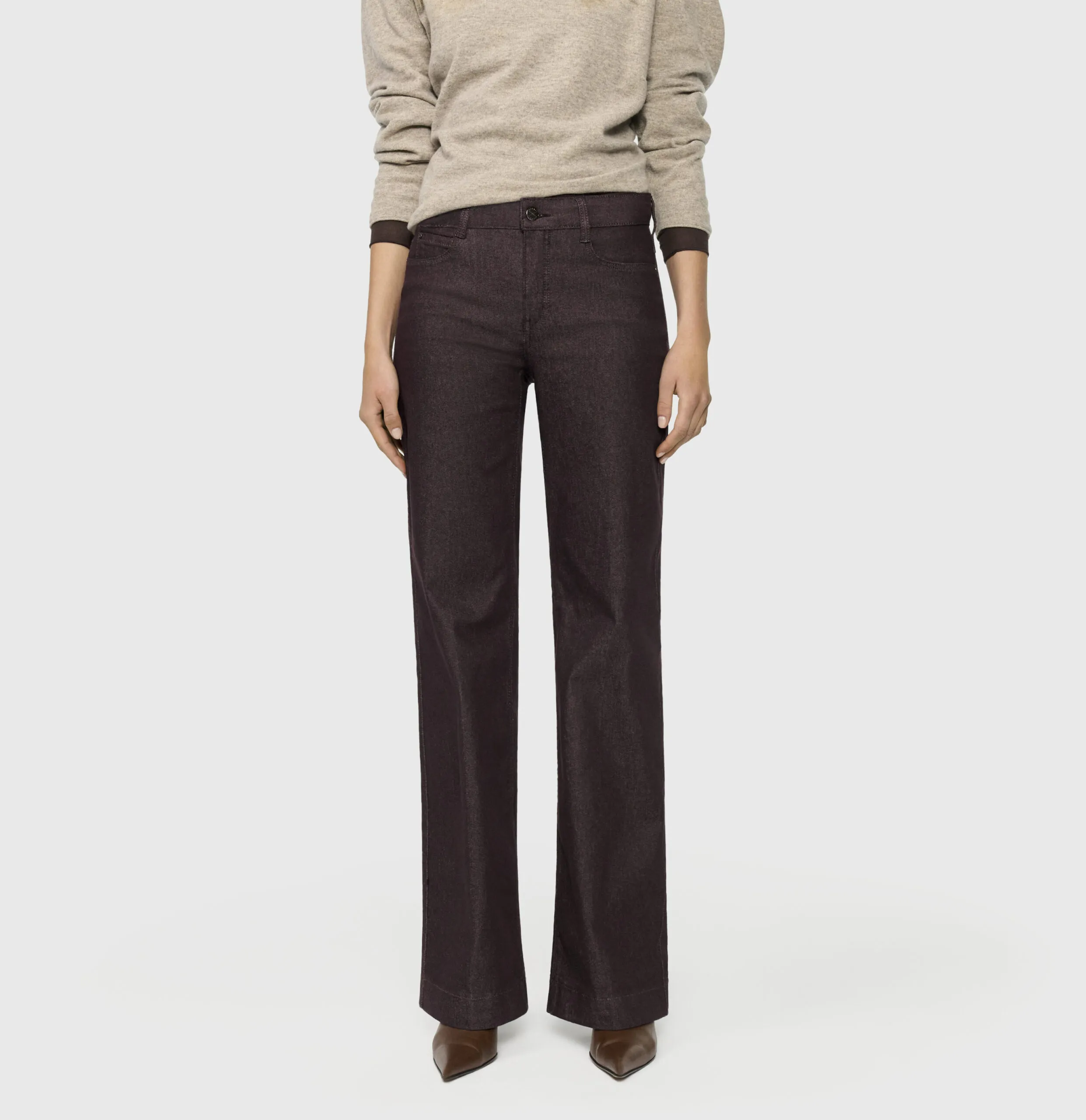 DREAM WIDE authentic - brown rinsed