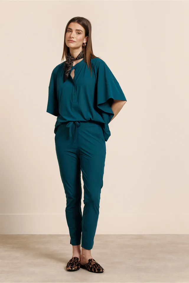 Laureen blouse - Teal - Afbeelding 3