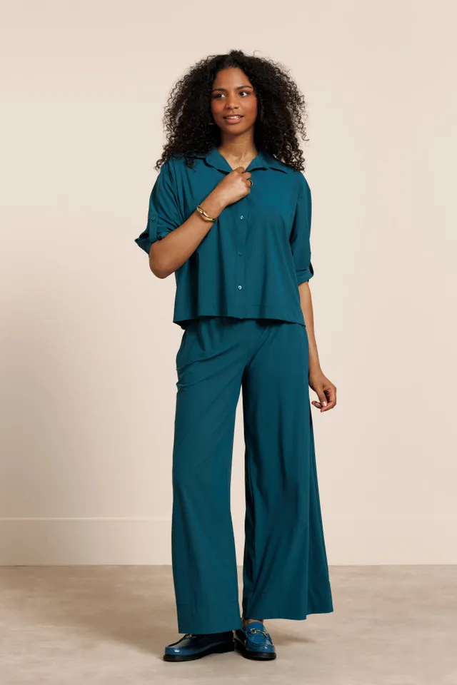 Grace trousers - Teal - Afbeelding 2