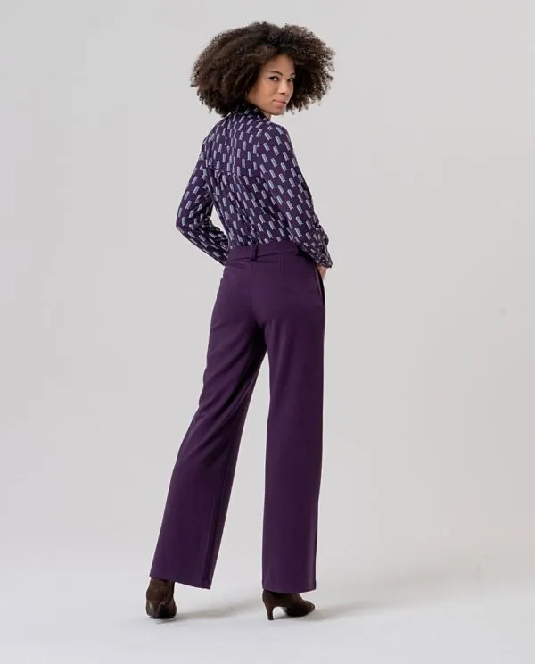 Straight Pants - Paars