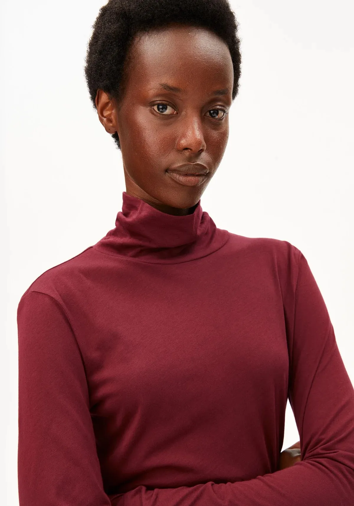 GRAZILIANAA SOFT LONGSLEEVE - Donkerrood - Afbeelding 4