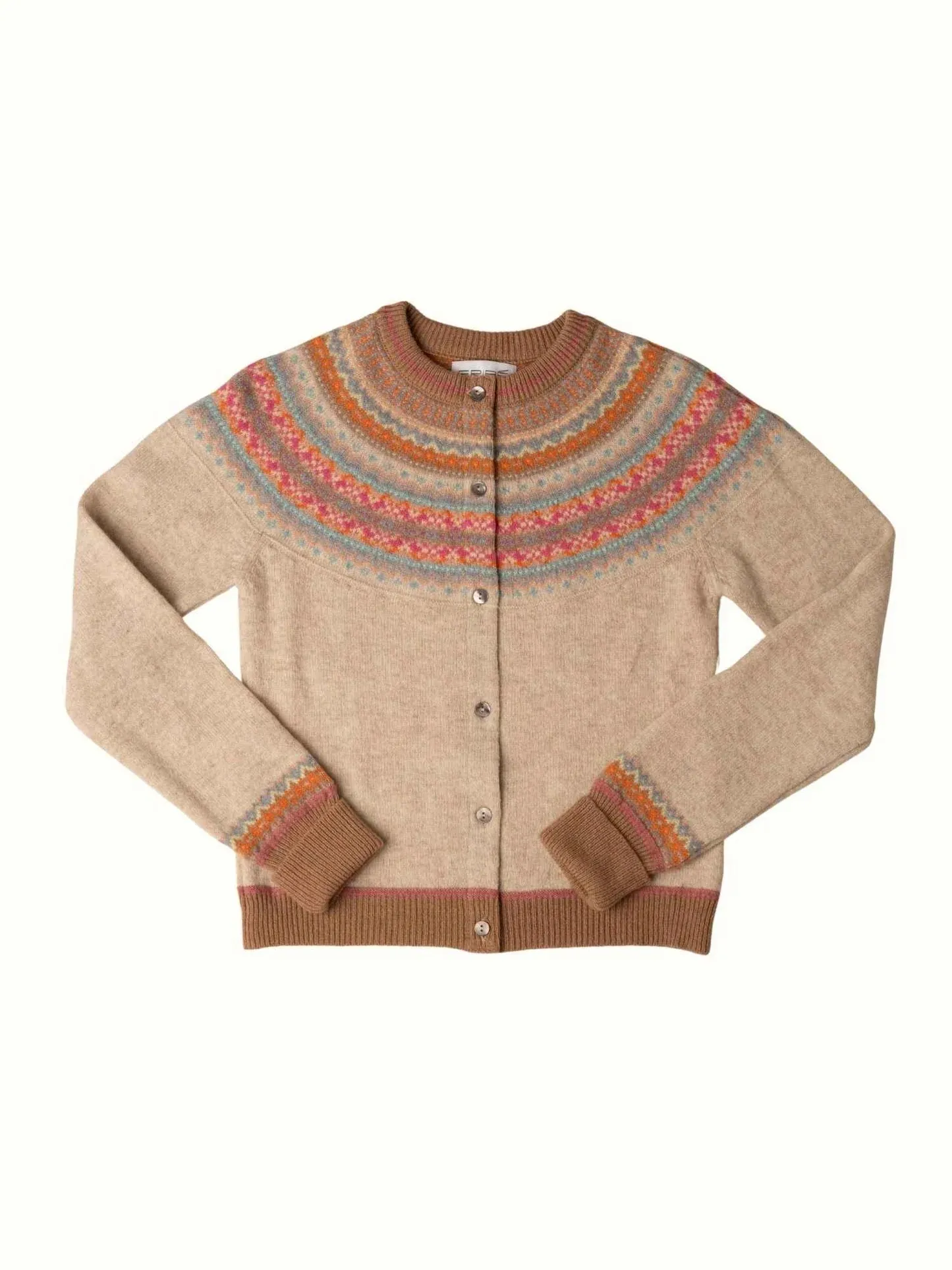 Alpine Short Cardigan - Multi beige - Afbeelding 2