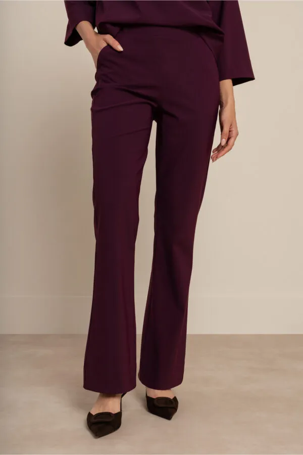 Flair bonded trousers - Blackberry