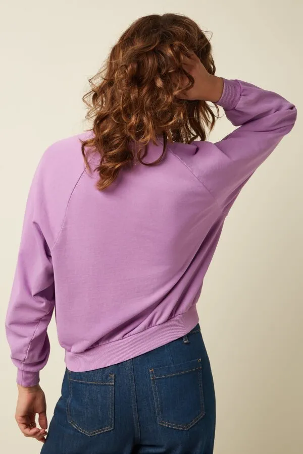 Bibi Sweater Wilde Sweat - Iris Purple