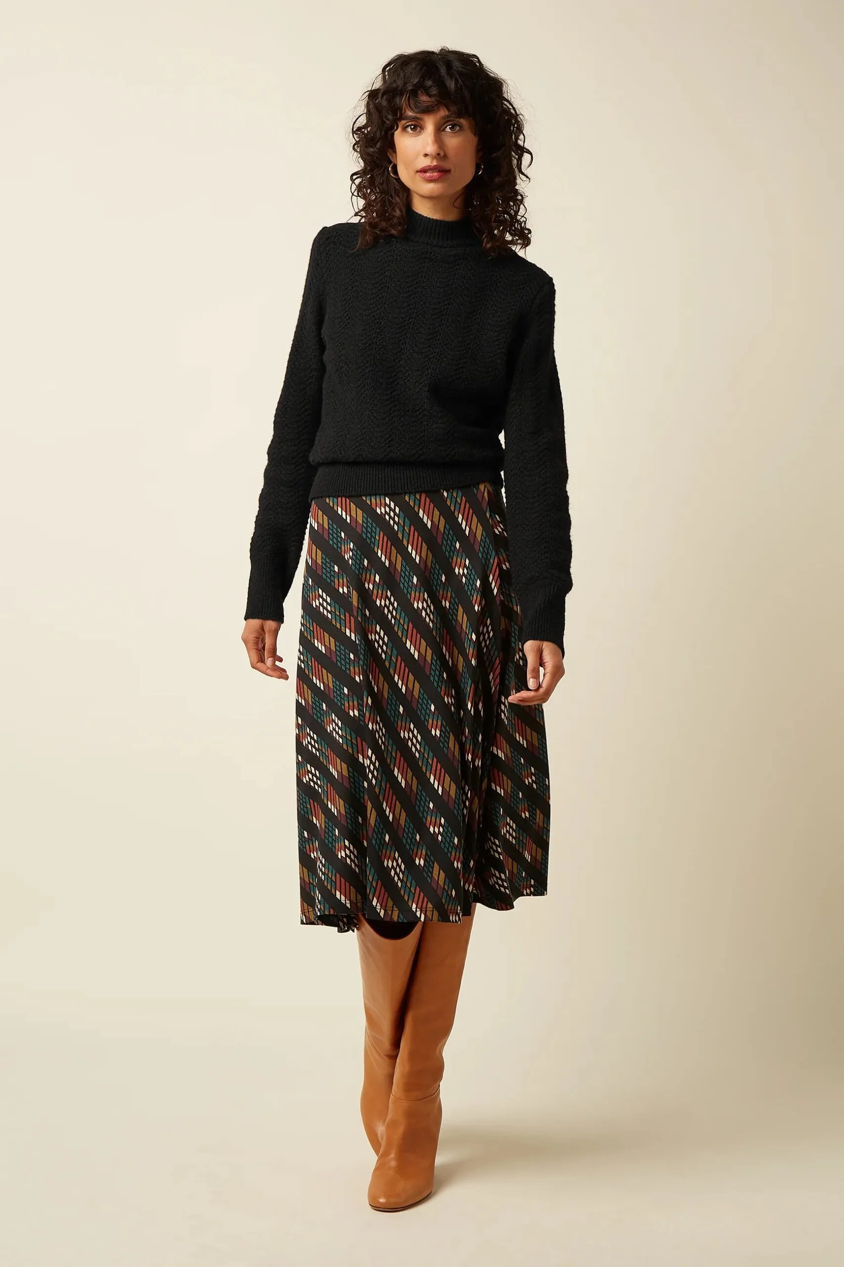 Juno Skirt Lewis - Zwart - Afbeelding 2