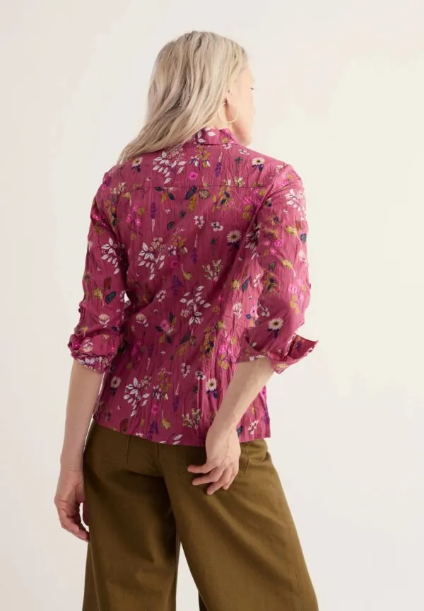 Larissa Shirt - Flora Study Rosa