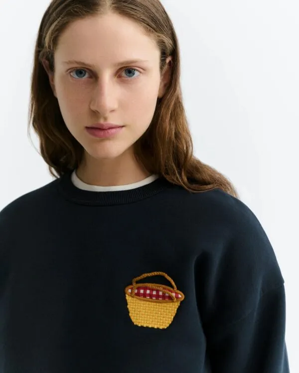 BASKET NAVY JODIE SWEATSHIRT - Navy