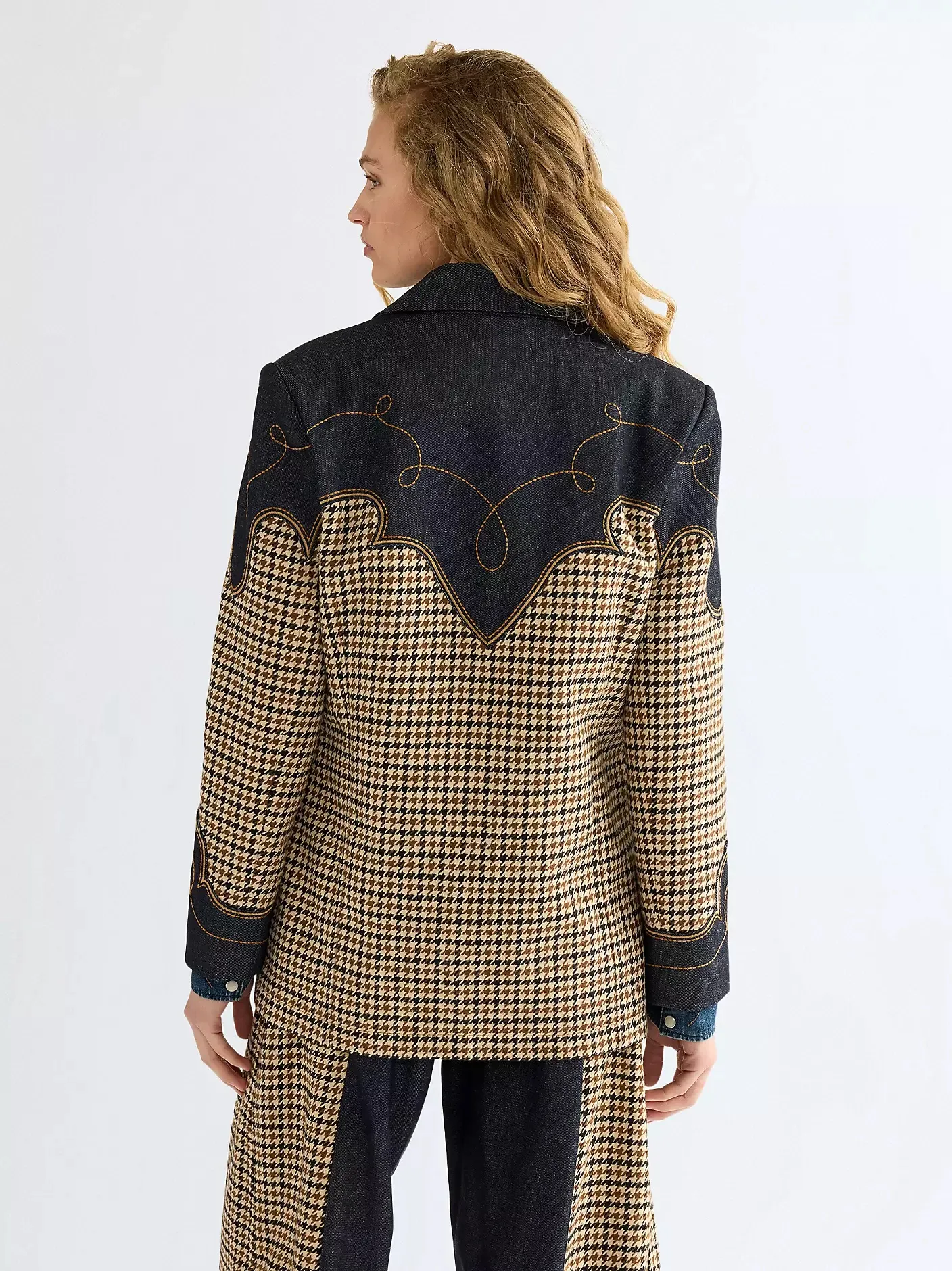 Houndstooth Blazer - Rinse - Afbeelding 2