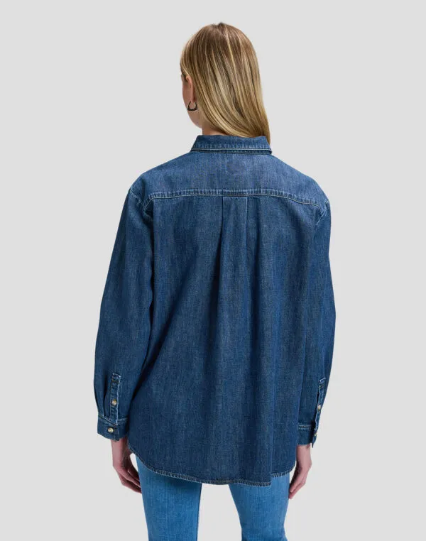 Boyfriends Shirt - BRASH BLUE