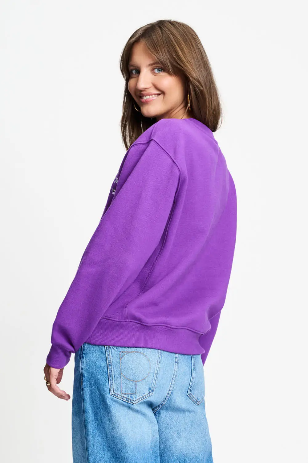 SWEATER - Sascha POM's Atelier - Paars - Afbeelding 2