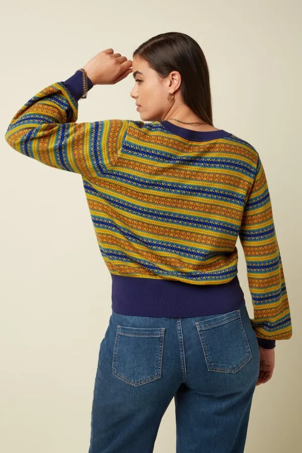 Bell Top V-Neck Rosedale - Multi color