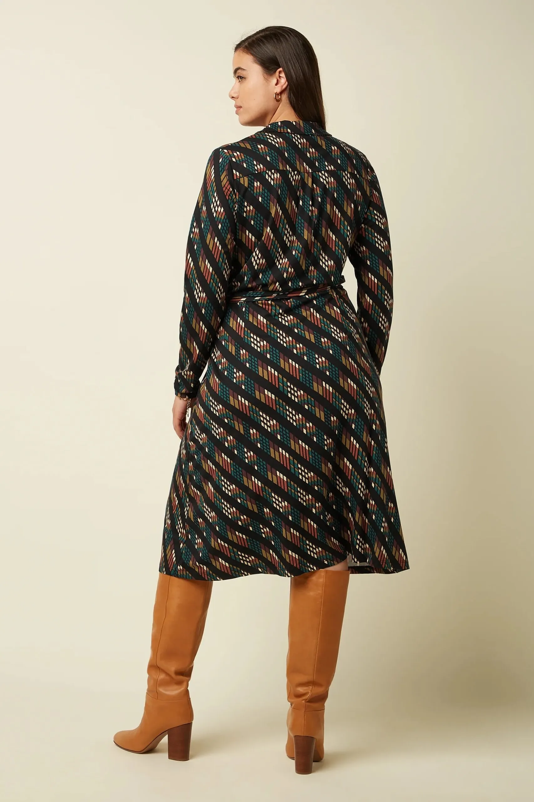 Lola Dress Lewis - Zwart - Afbeelding 2