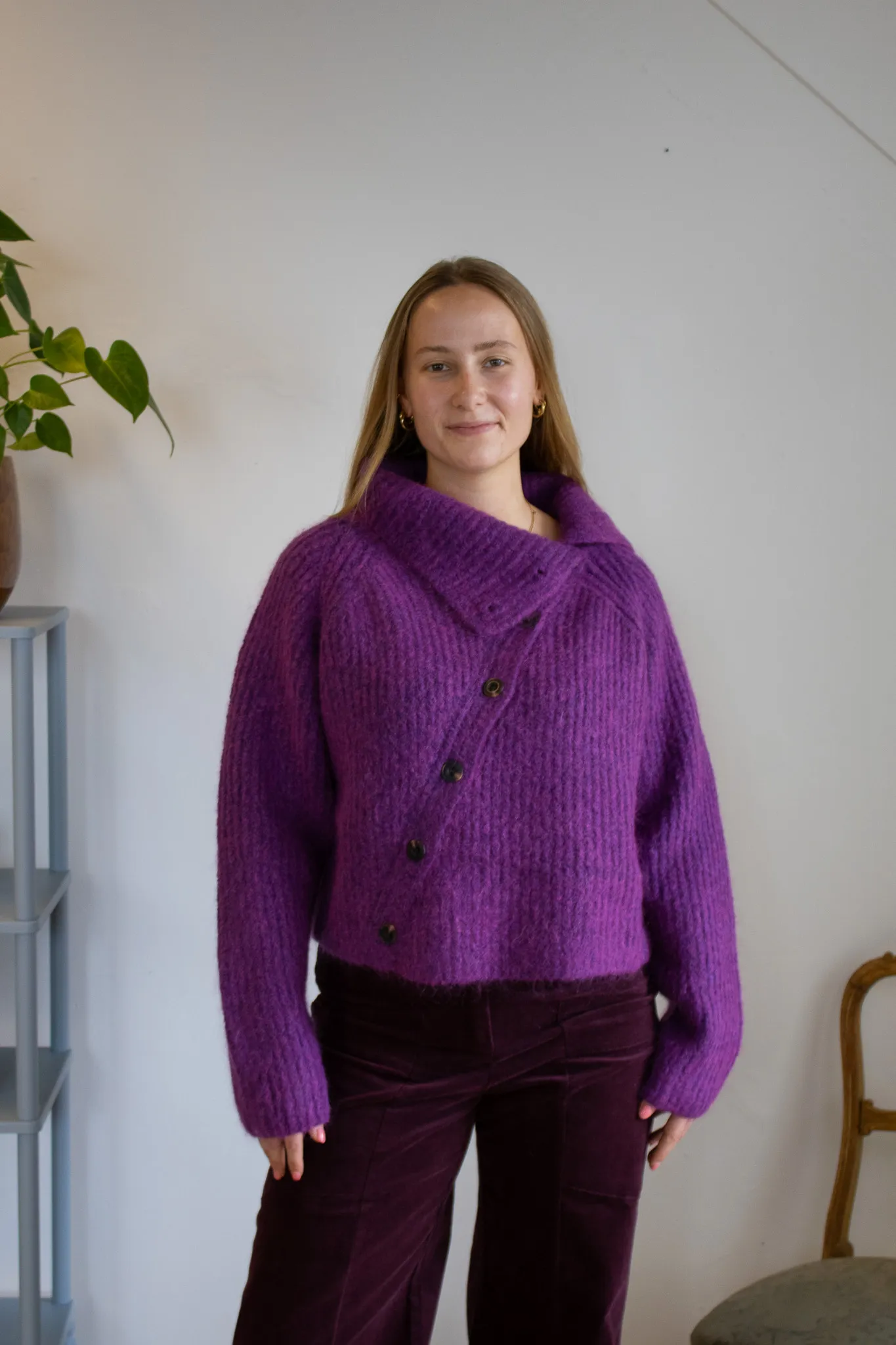 Baffi Cardigan - fuchsia - Afbeelding 2