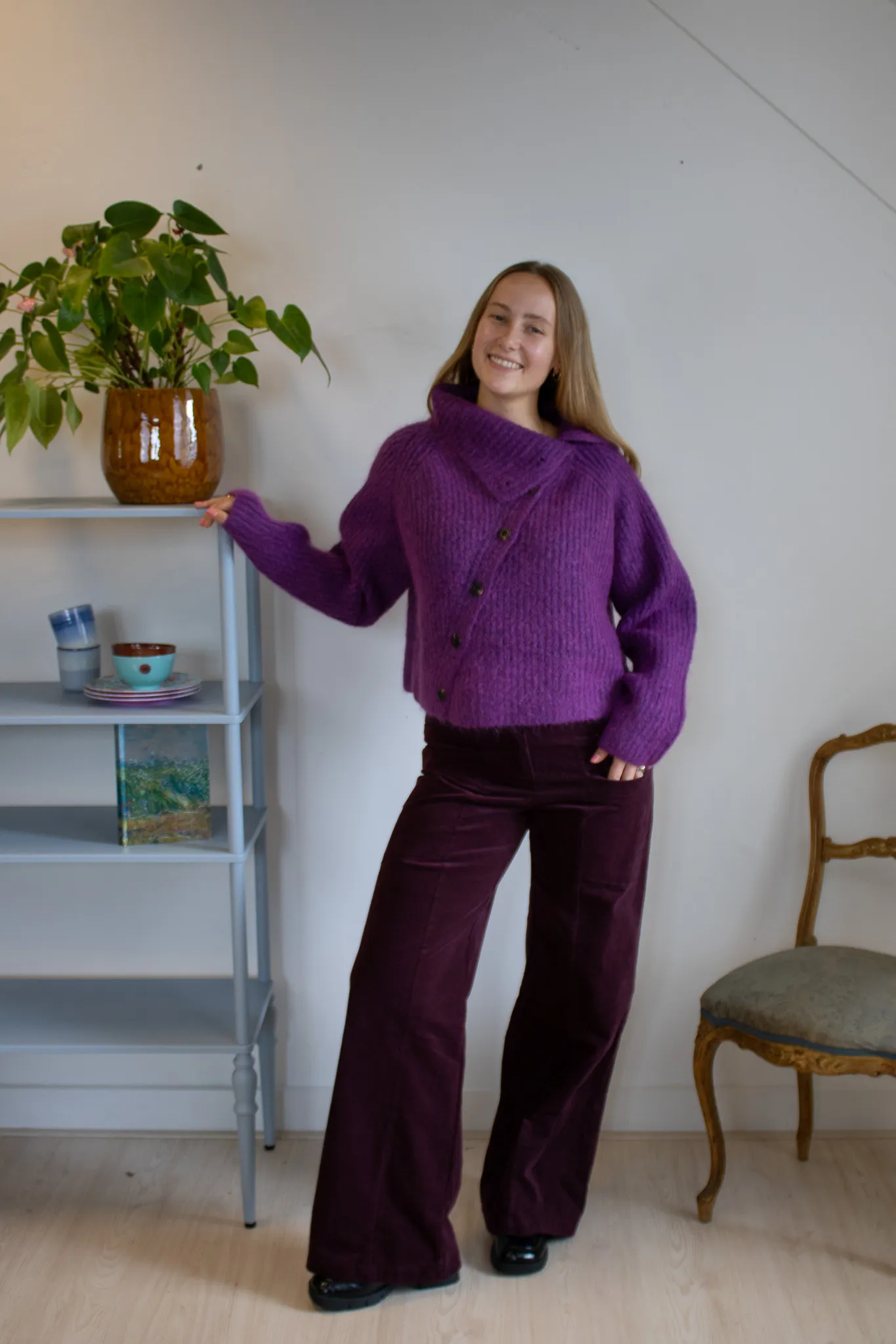 Baffi Cardigan - fuchsia - Afbeelding 5