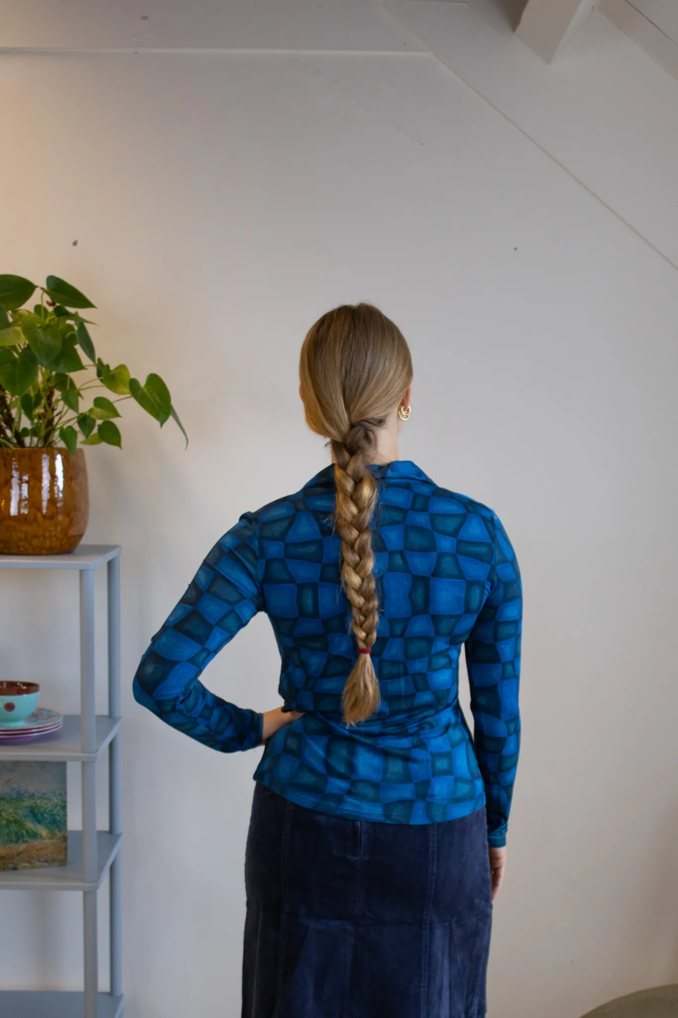 Nottingham Blouse - Petrol Blue - Afbeelding 2
