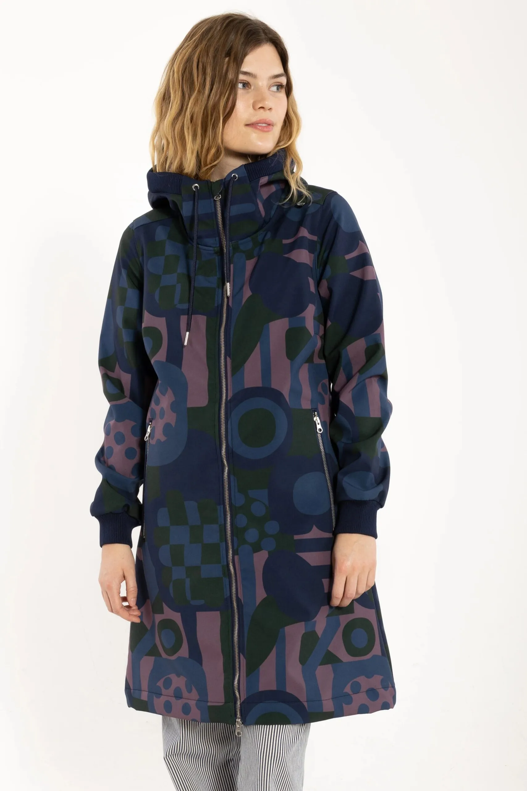 Danejane  Softshell jas - Dark Forest PATCHLAND