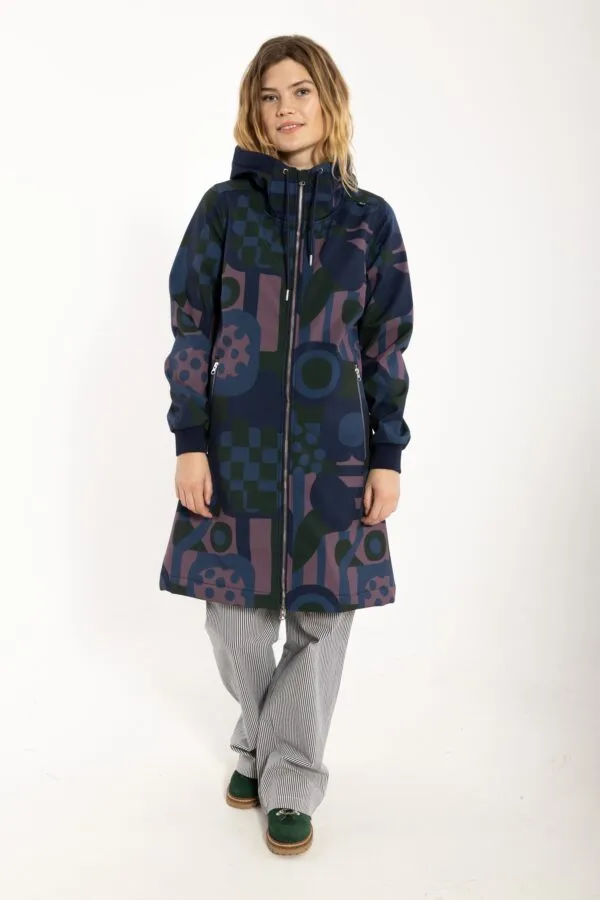 Danejane  Softshell jas - Dark Forest PATCHLAND