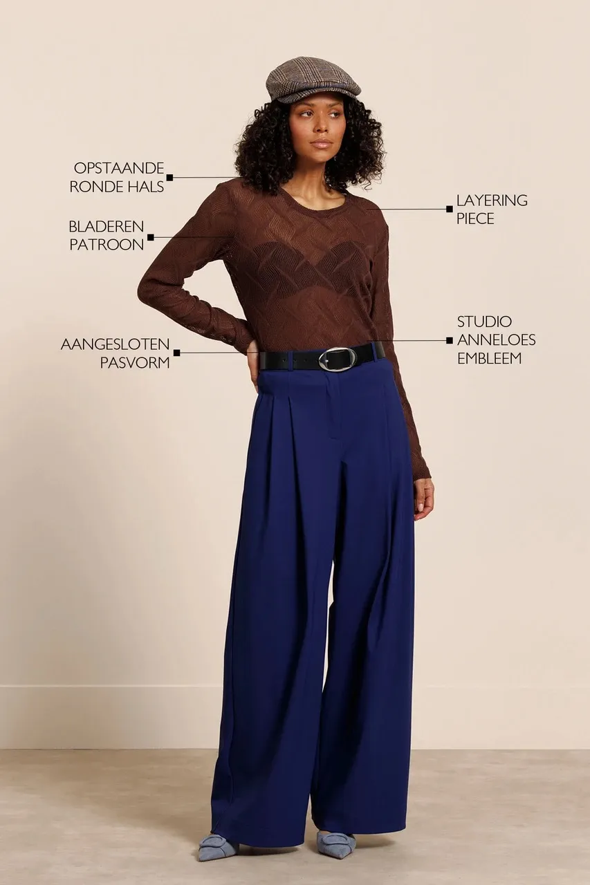 Reagan lace top - Chestnut - Afbeelding 2