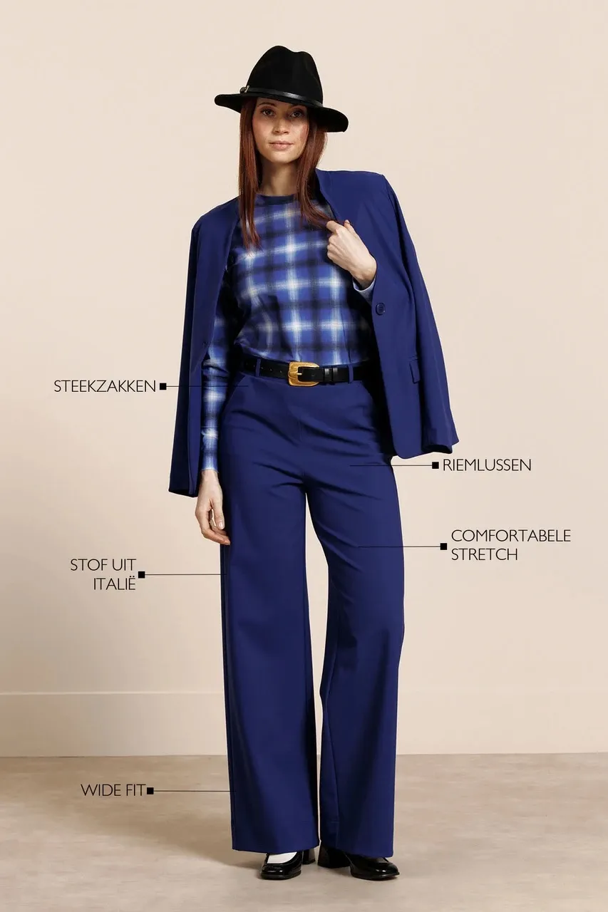 Lexie bonded trousers - Ink Blue - Afbeelding 3